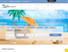 Tablet Screenshot of demo.phpholidays.com